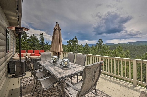 Upscale Mountain-View Manor with Deluxe Deck! image 2